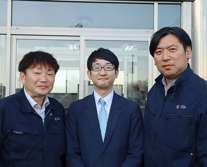 株式会社三浦エンジニアリング 顧問(元代表取締役) 後藤 修平 氏、株式会社成栄 代表取締役社長 木村 忍 氏、ストライク清野