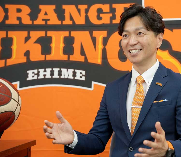 インタビューイメージ 株式会社エヒメスポーツエンターテイメント 代表取締役社長 北野 順哉氏