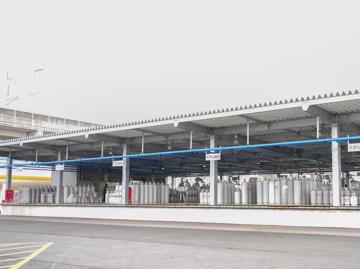 熊本石油の象徴的な施設であり、次代の成長を支えるフラッグシップである宇土充填所