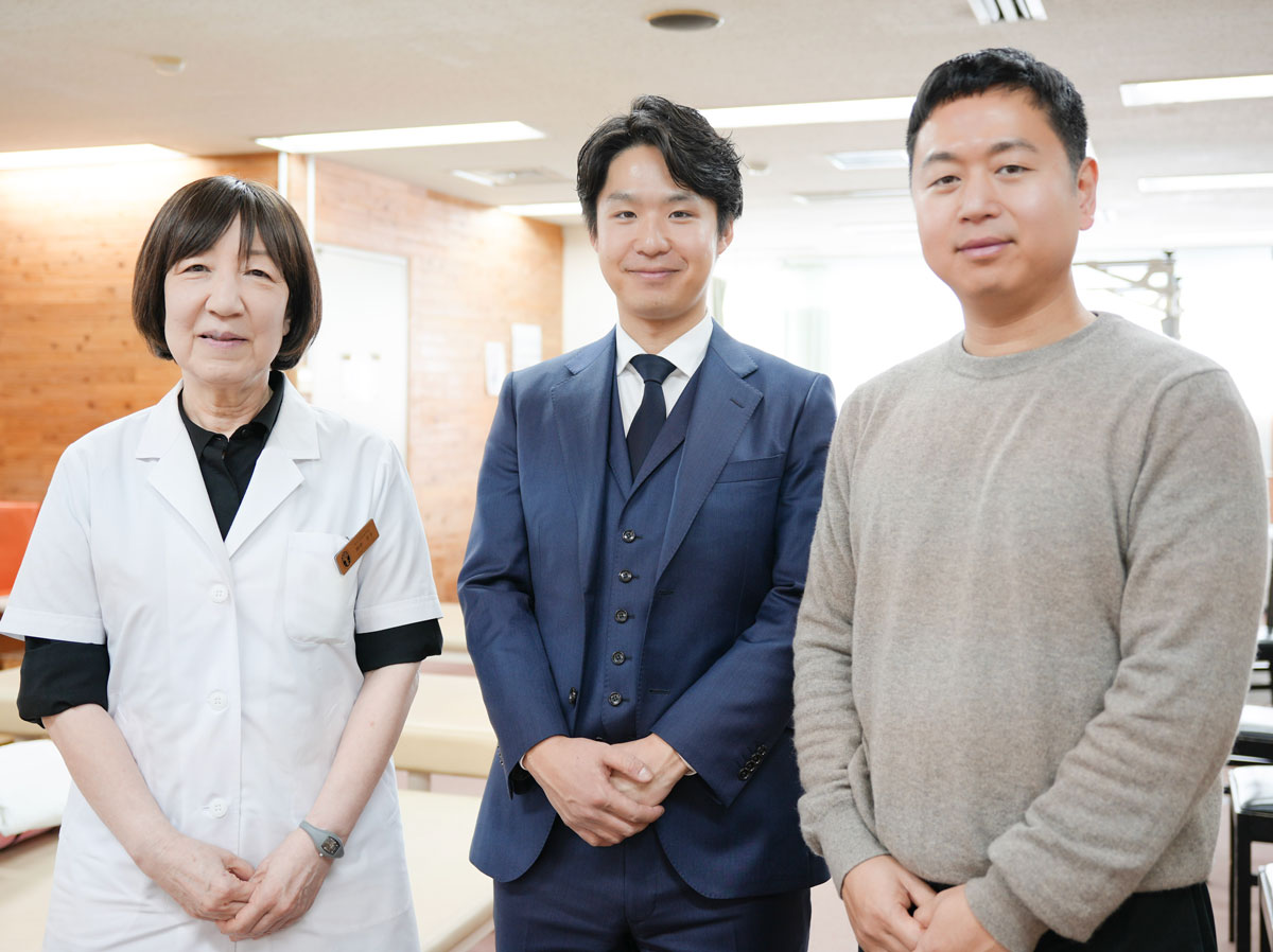 株式会社kotoshino 代表取締役 服部 雄太 氏、医療法人社団京愛会 院長 田中 京子 氏